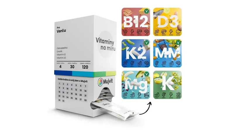 Vitamíny pro ženy, balíček vitamínů a minerálů na míru ženskému tělu