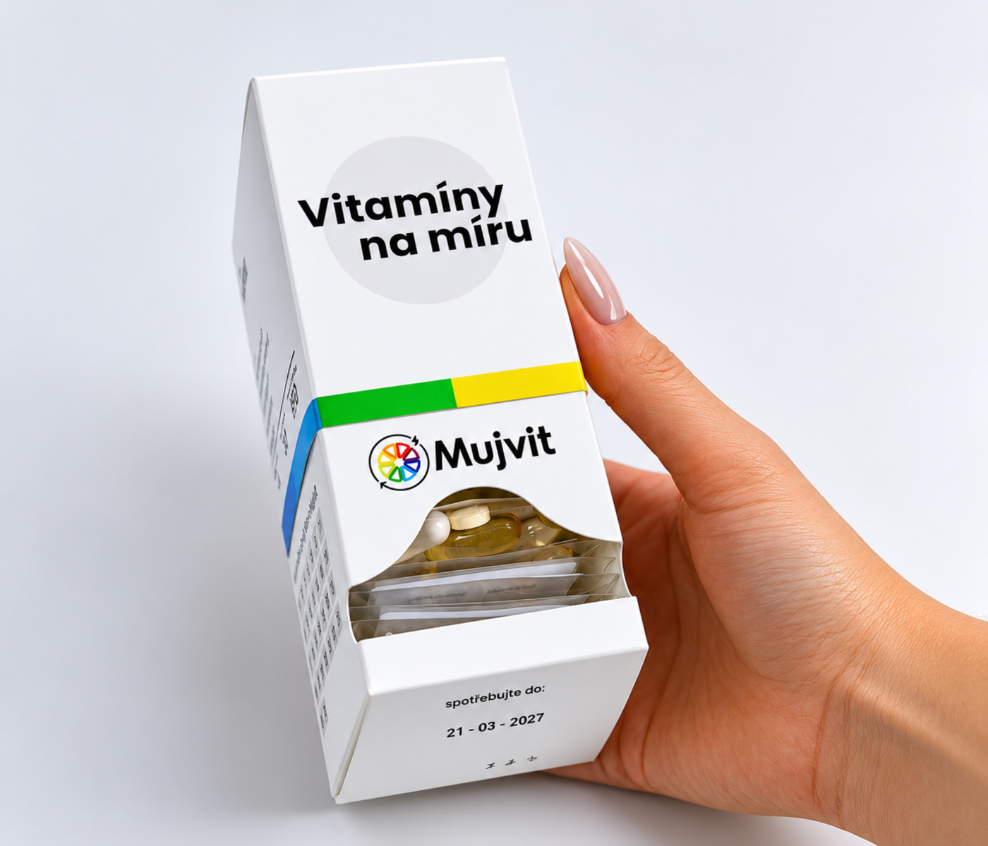 Mujvit krabička s 30 sáčky vitamínů na míru
